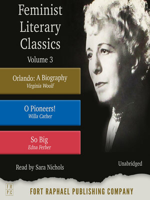 cover image of Feminist Literary Classics--Volume III--Orlando